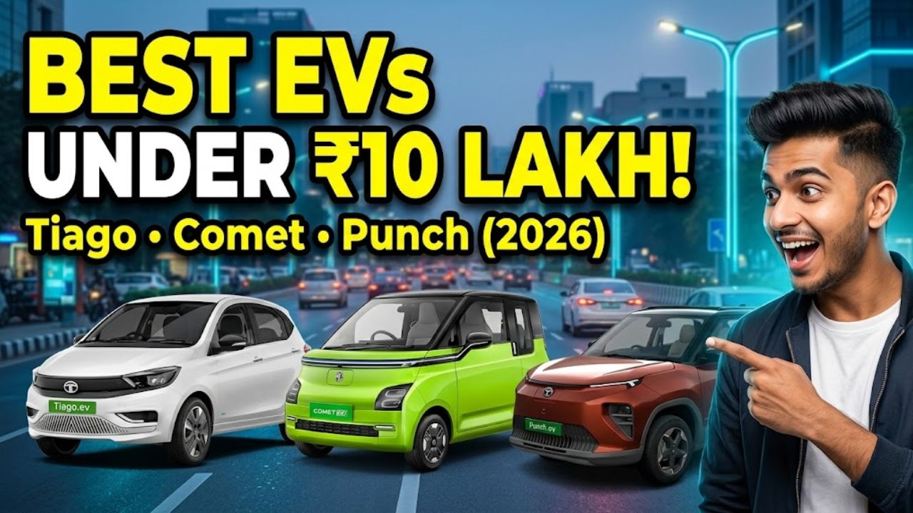 Best EV Cars in India Under 10 Lakhs 2026