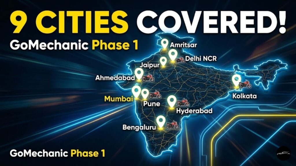 GoMechanic Phase 1 Cities Full Coverage List