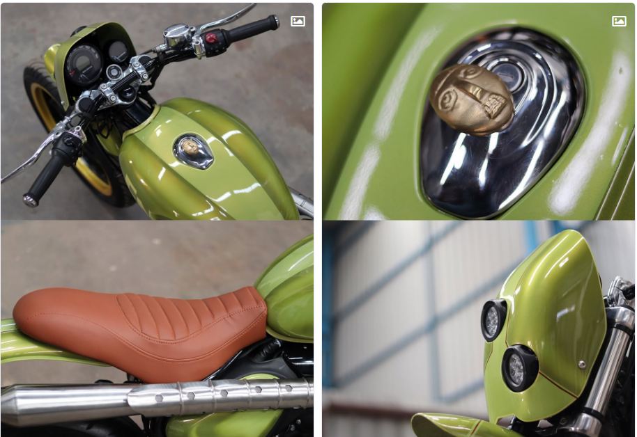 Royal Enfield Hunter 350 Konyak Design, Styling and Exhaust