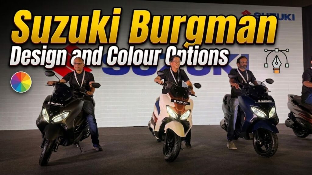 2026 Suzuki Burgman Design and Colour Options