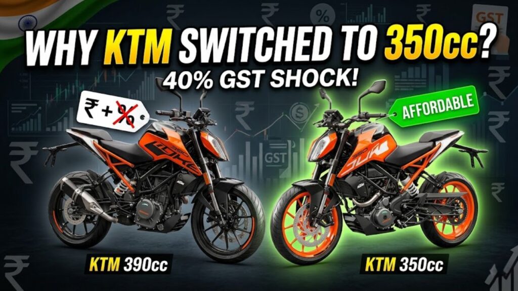 India GST Rule: The Real Reason Behind KTM's 350cc Strategy