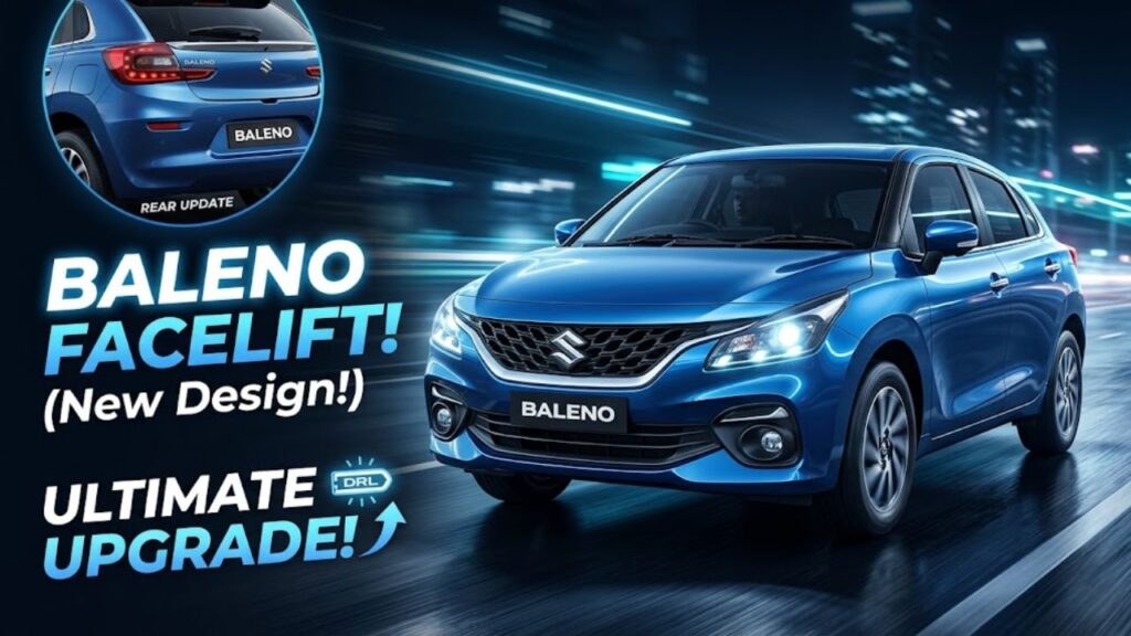 Maruti Suzuki Baleno Facelift Exterior Design Changes