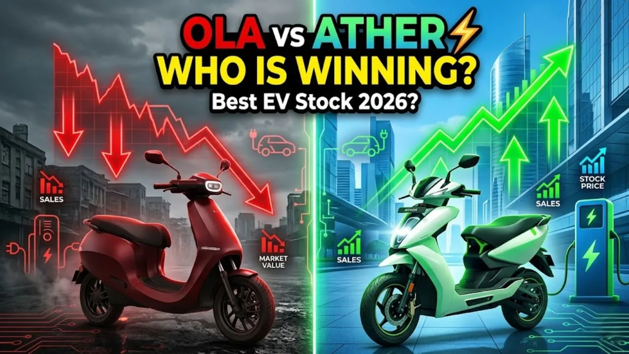 Ola Electric vs Ather Energy FY26 Which EV Stock Is Better Right Now? Full Comparison