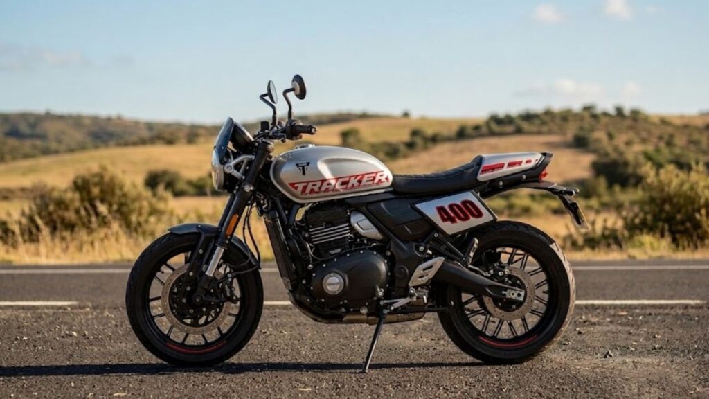 Triumph Tracker 400 Suspension and Braking Setup