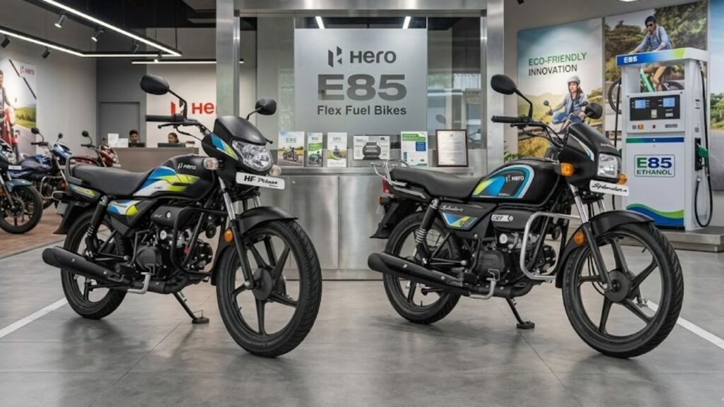 Hero E85 Flex Fuel Bikes Launched in India